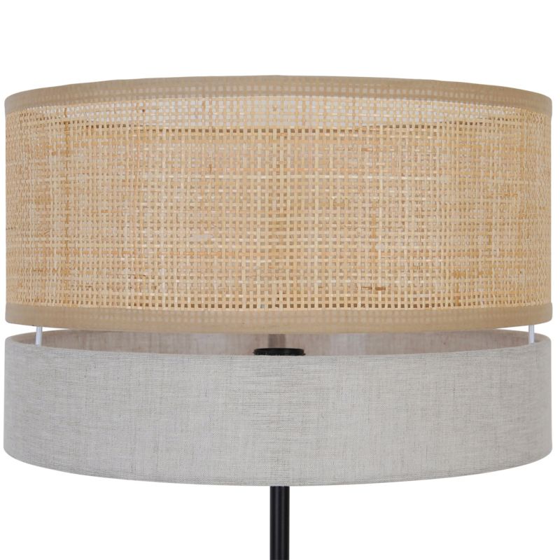 Lampa podłogowa GoodHome Conebill 1 X E27 rattan/lina