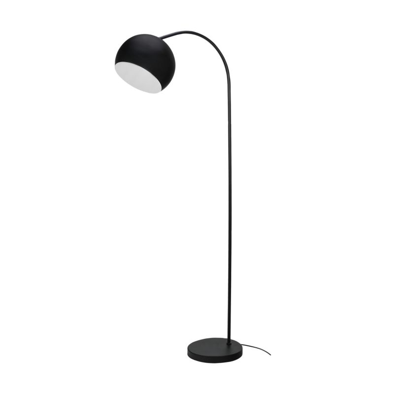 Lampa podłogowa GoodHome Kotenay 1-punktowa E27 czarna
