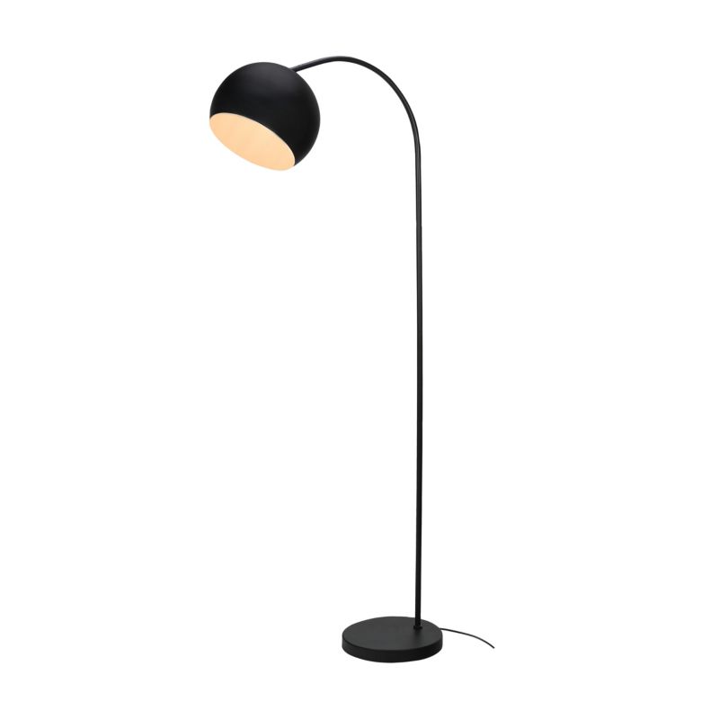 Lampa podłogowa GoodHome Kotenay 1-punktowa E27 czarna