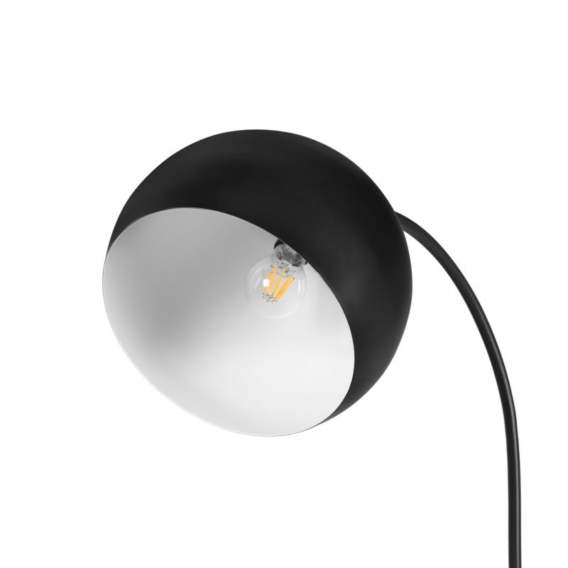 Lampa podłogowa GoodHome Kotenay 1-punktowa E27 czarna