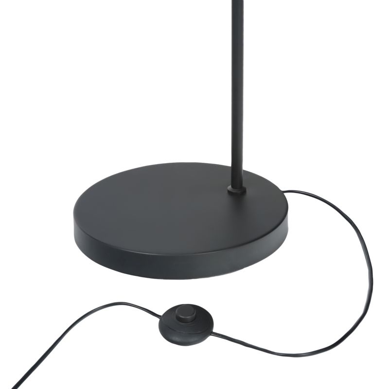 Lampa podłogowa GoodHome Kotenay 1-punktowa E27 czarna