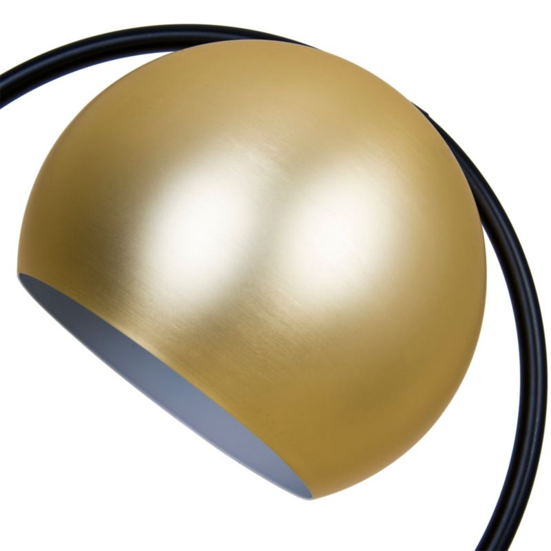 Lampa podłogowa GoodHome Toroba 1-punktowa E27 czarna / złota