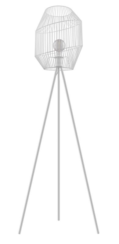 Lampa podłogowa GoodHome Tsolma 1-punktowa E27 biała matowa