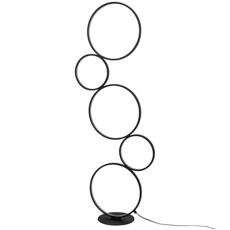 Lampa podłogowa LED GoodHome Samana 3000 lm 3000 K czarna DIM