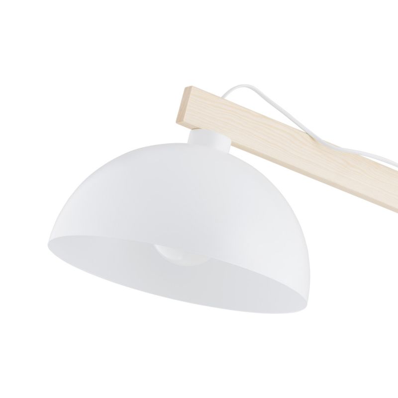 Lampa podłogowa Oslo 1 x E27 biała