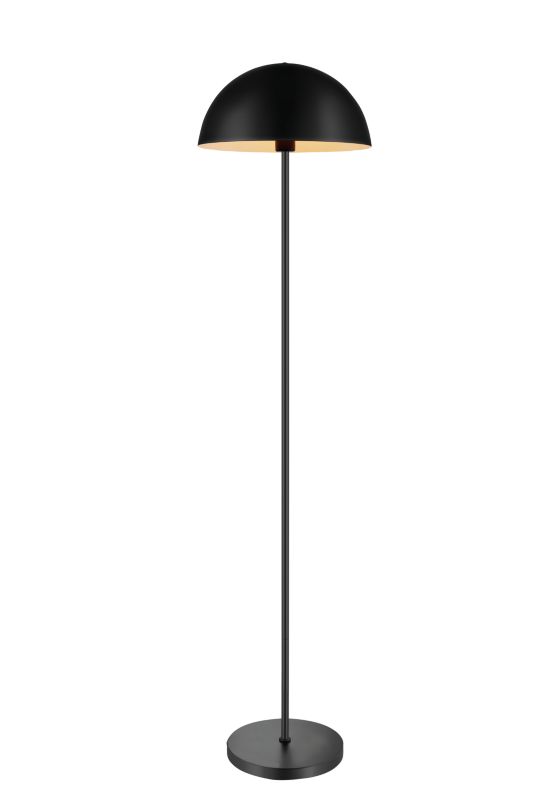 Lampa podłogowa Tyle 1-punktowa E27 czarna matowa