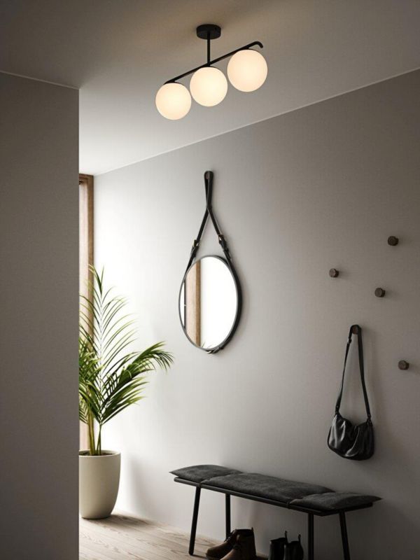 Lampa podsufitowa Nordlux Grant 3x25W biała-czarna, IP20, E14, 1 szt.