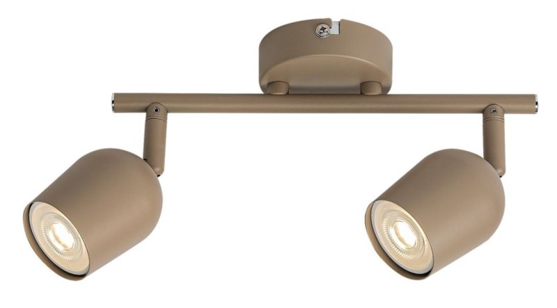 Lampa podsufitowa Rabalux Lianet 2 punktowa beżowa metalowa GU10 1 szt.