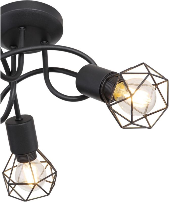Lampa podsufitowa Xara I Globo Lighting czarna 3x40W E14 36cm IP20 1 szt.