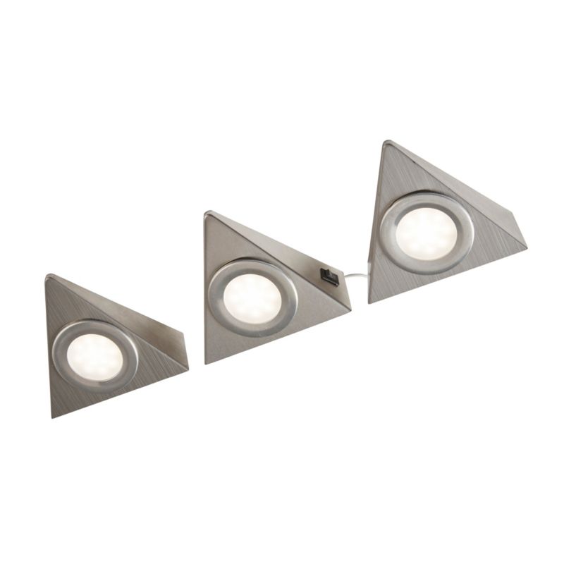 Lampa podszafkowa LED Colours Esmo 3 x 2,5 W srebrny