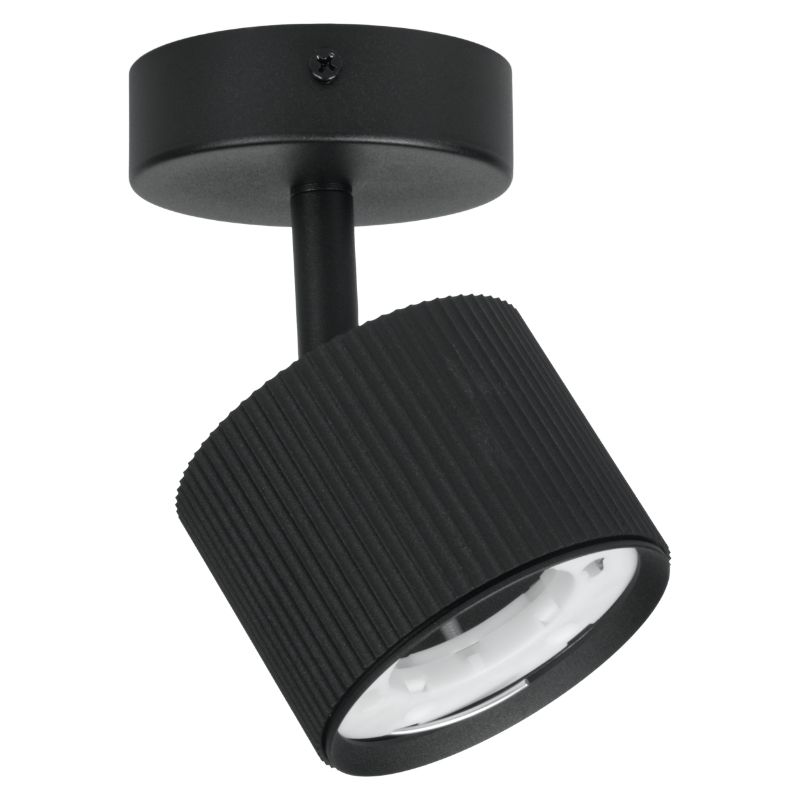 Lampa punktowa, DPM, 1 x GX53, czarna, 1szt