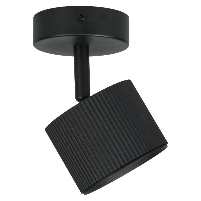 Lampa punktowa, DPM, 1 x GX53, czarna, 1szt