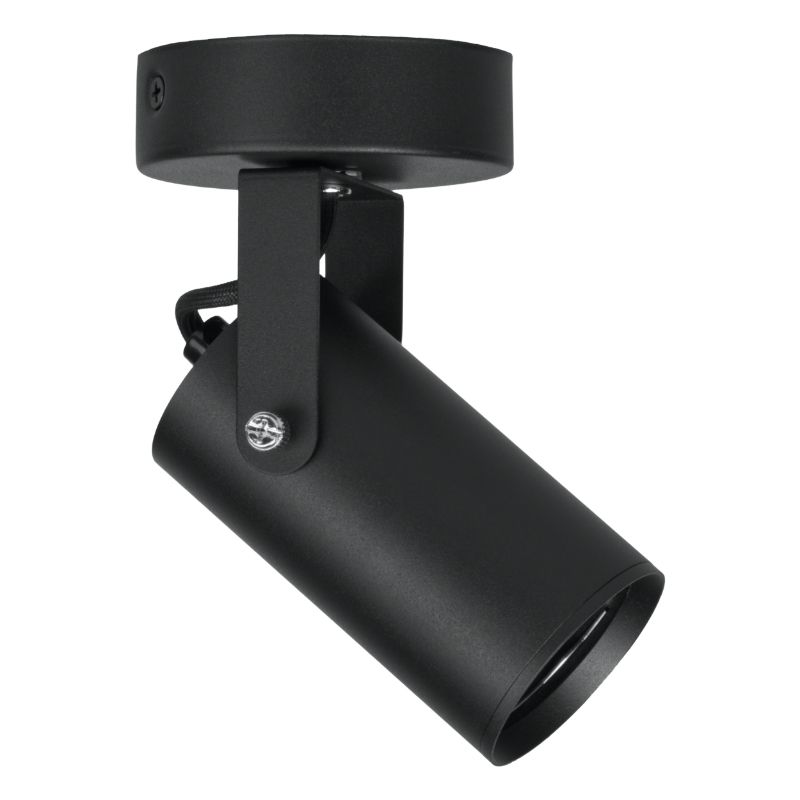 Lampa punktowa, DPM, 1xGU10, czarna, 1szt