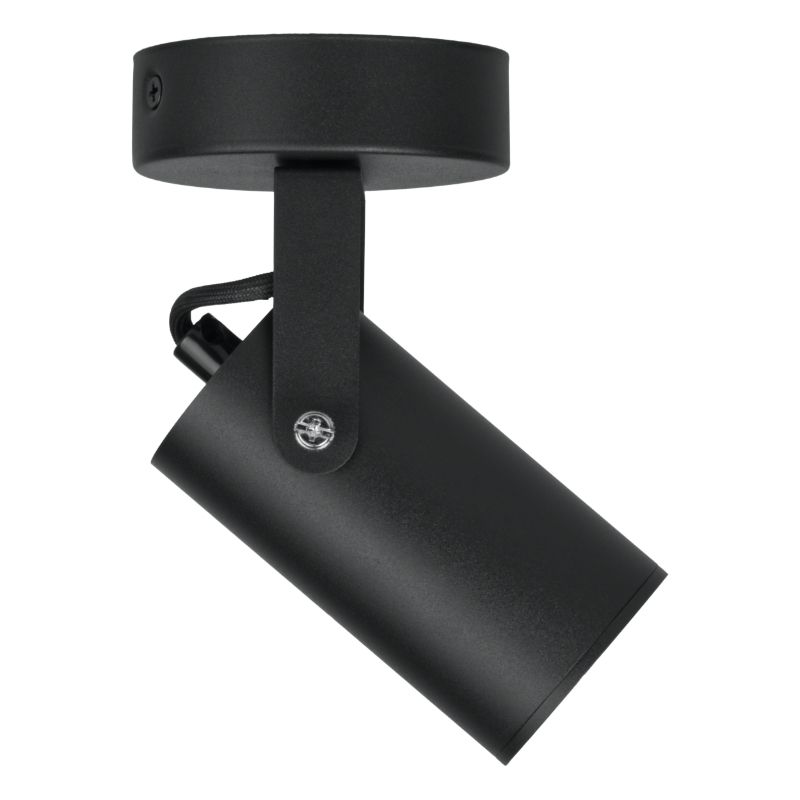 Lampa punktowa, DPM, 1xGU10, czarna, 1szt