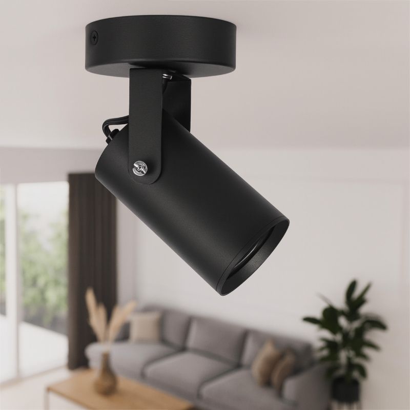 Lampa punktowa, DPM, 1xGU10, czarna, 1szt