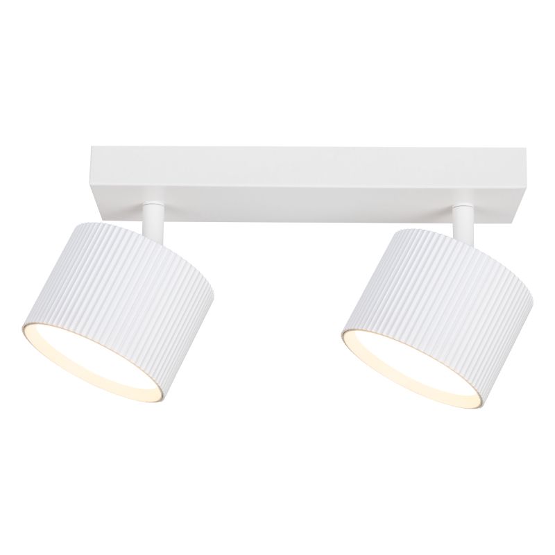 Lampa punktowa, DPM, 2 x GX53, biała, 1szt