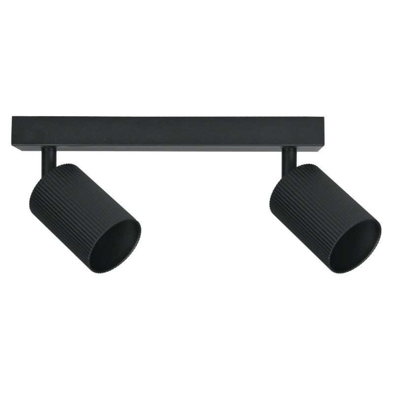 Lampa punktowa, DPM, 2xGU10, czarna, 1szt