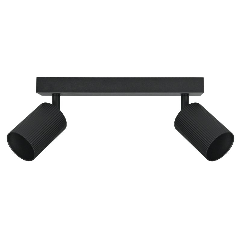 Lampa punktowa, DPM, 2xGU10, czarna, 1szt