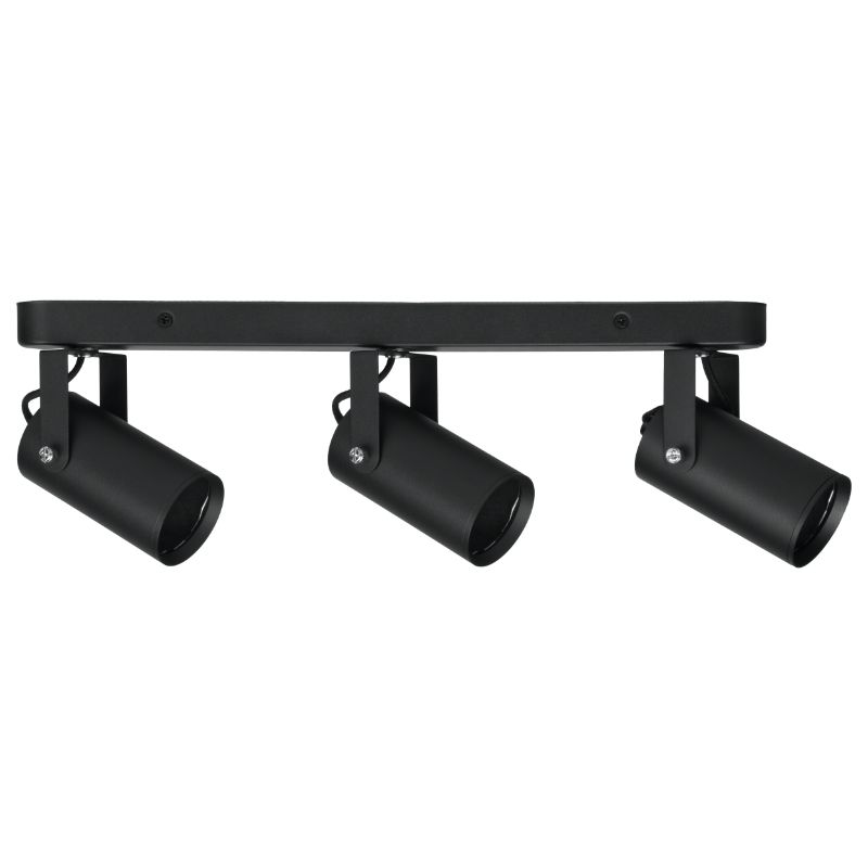 Lampa punktowa, DPM, 3xGU10, czarna, 1szt