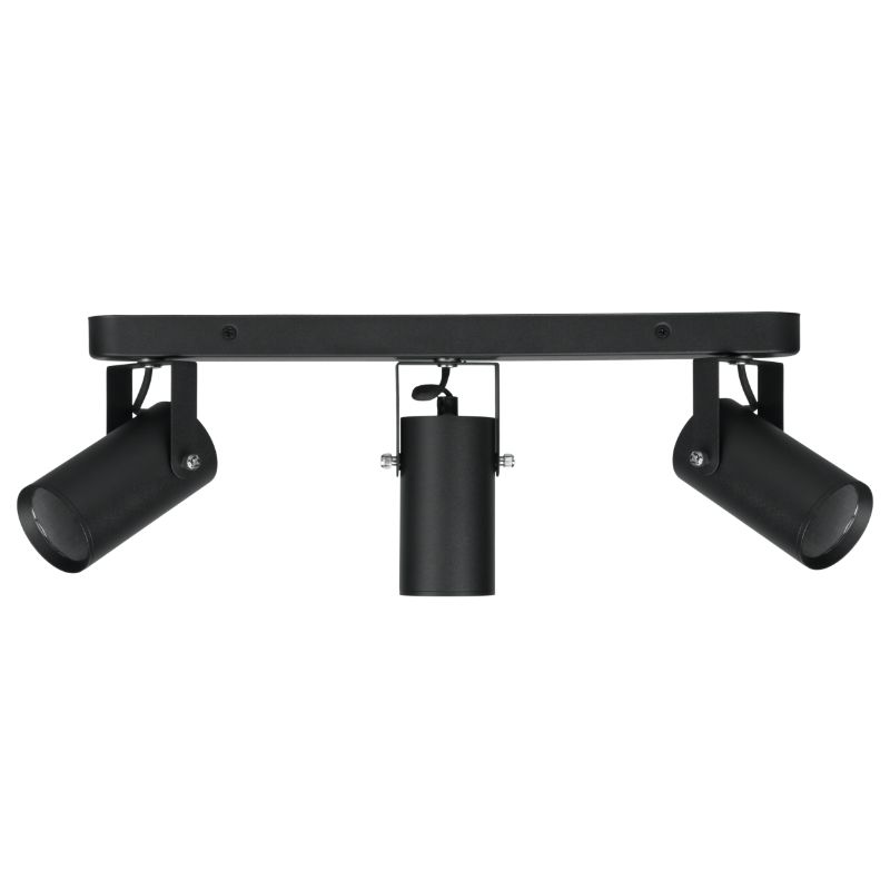 Lampa punktowa, DPM, 3xGU10, czarna, 1szt