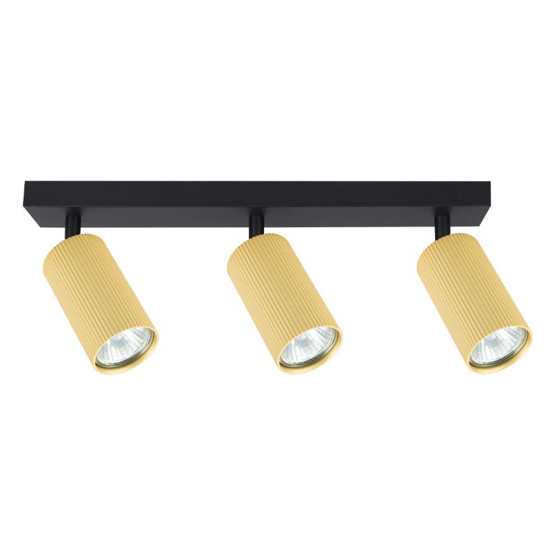 Lampa punktowa, DPM, 3xGU10, złota, 1 szt.