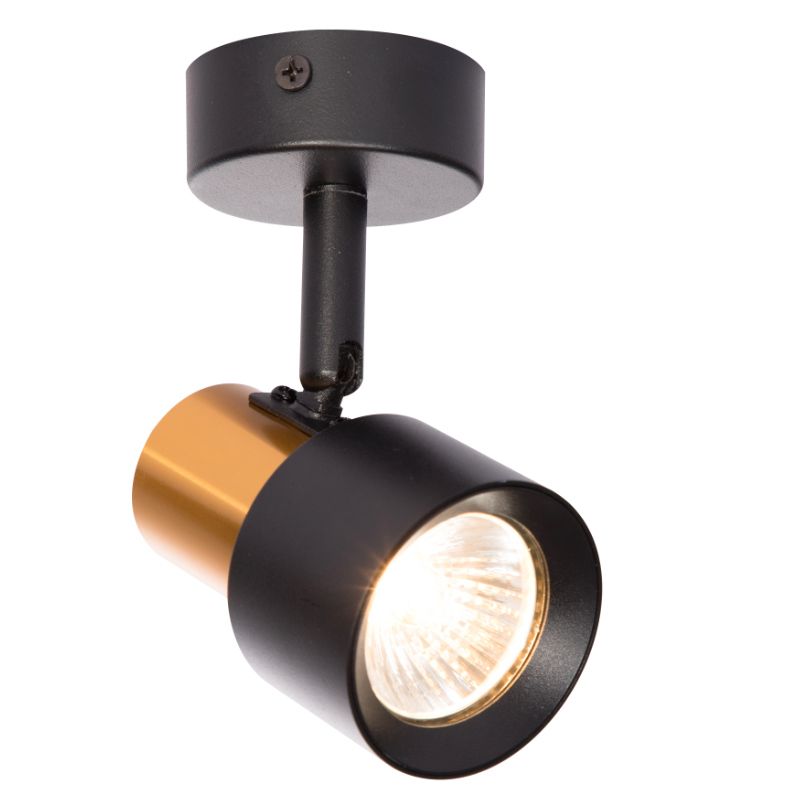 Lampa punktowa, DPM, czarno - złota, 1szt