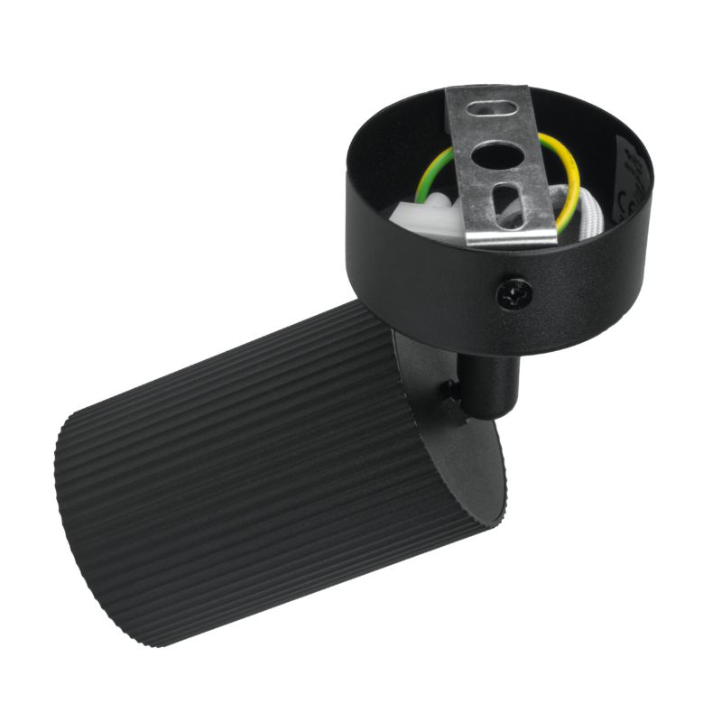 Lampa punktowa, DPM, GU10, czarna, 1szt
