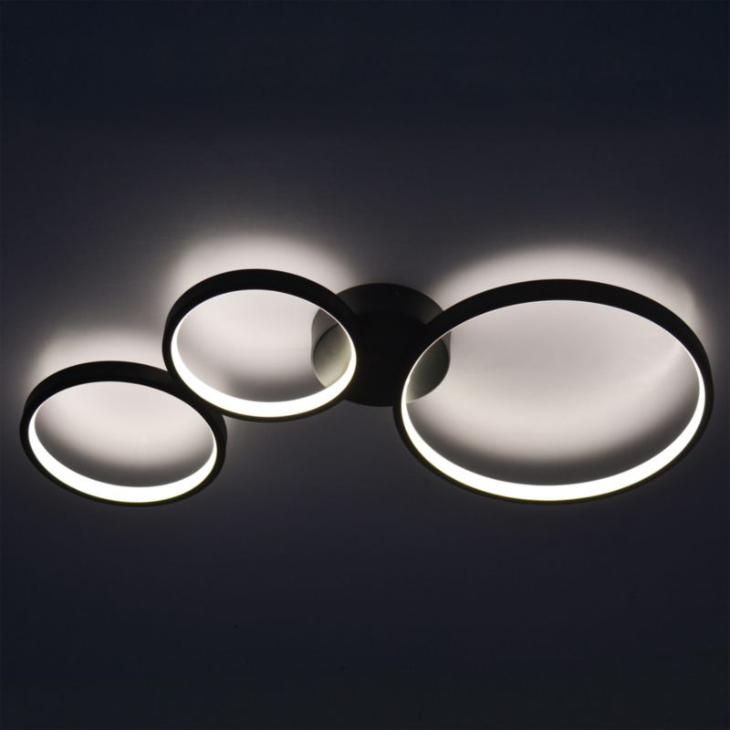 Lampa Sanico Goldlux FLAMENCO LED sufitowa 33W 4000K czarna IP20 - 1 szt.
