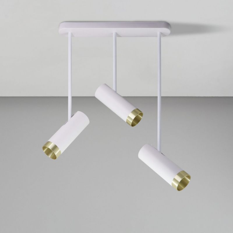 Lampa Sanico Goldlux PORTO 3xGU10 sufitowa biała/złota IP20 - 1 szt.