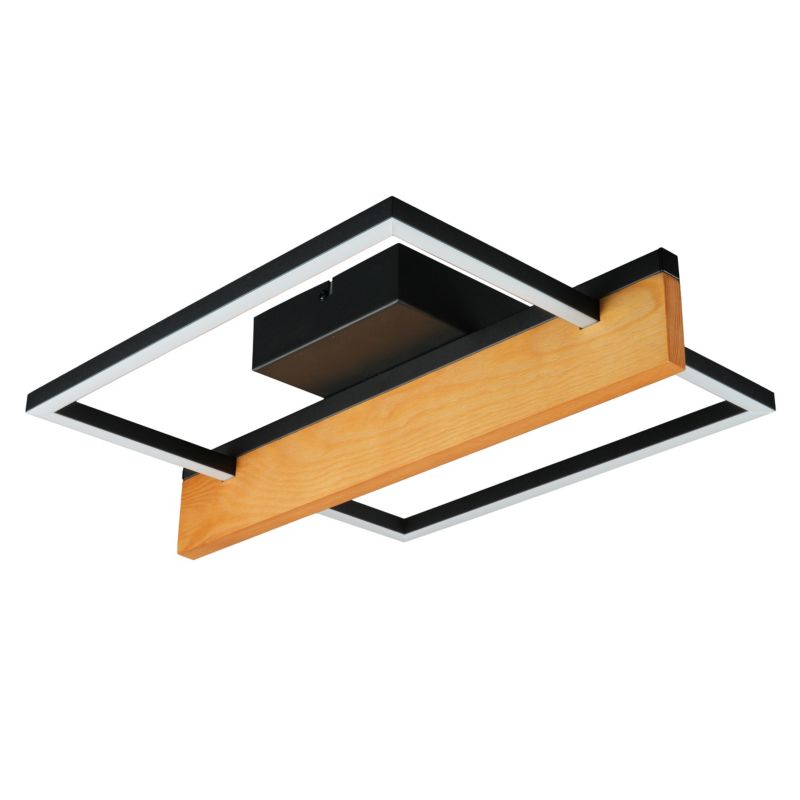 Lampa Sanico Goldlux sufitowa LARYSA 1 LED 11,5W czarna 4000K IP20 - 1 szt.