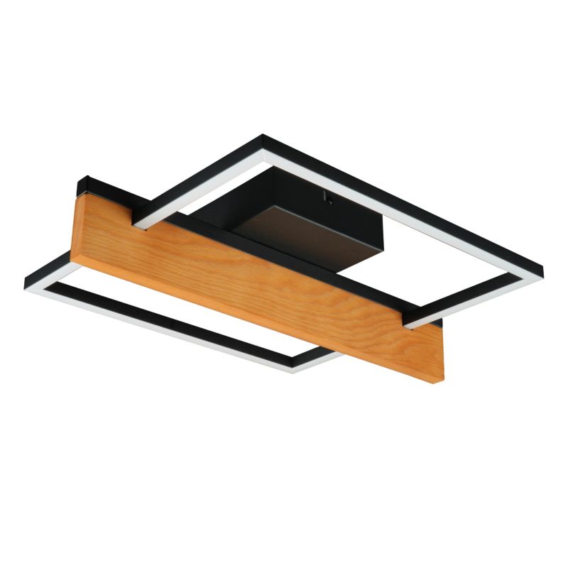 Lampa Sanico Goldlux sufitowa LARYSA 1 LED 11,5W czarna 4000K IP20 - 1 szt.