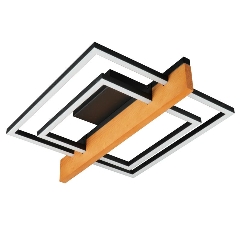 Lampa Sanico Goldlux sufitowa LARYSA 2 LED 23W czarna 4000K IP20 - 1 szt.