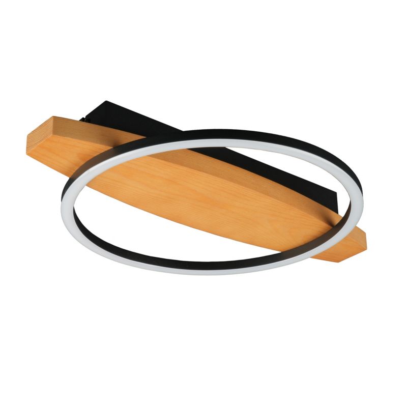 Lampa Sanico Goldlux sufitowa MELISA 1 LED 12W czarna 4000K IP20 - 1 szt.