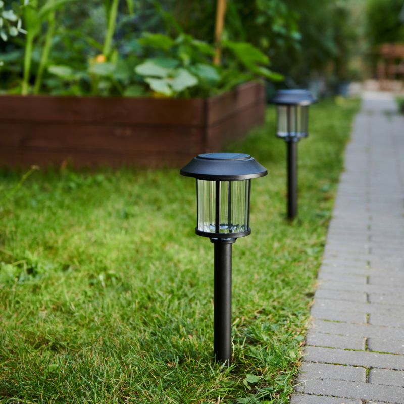 Lampa solarna Bublik wbijana czarna