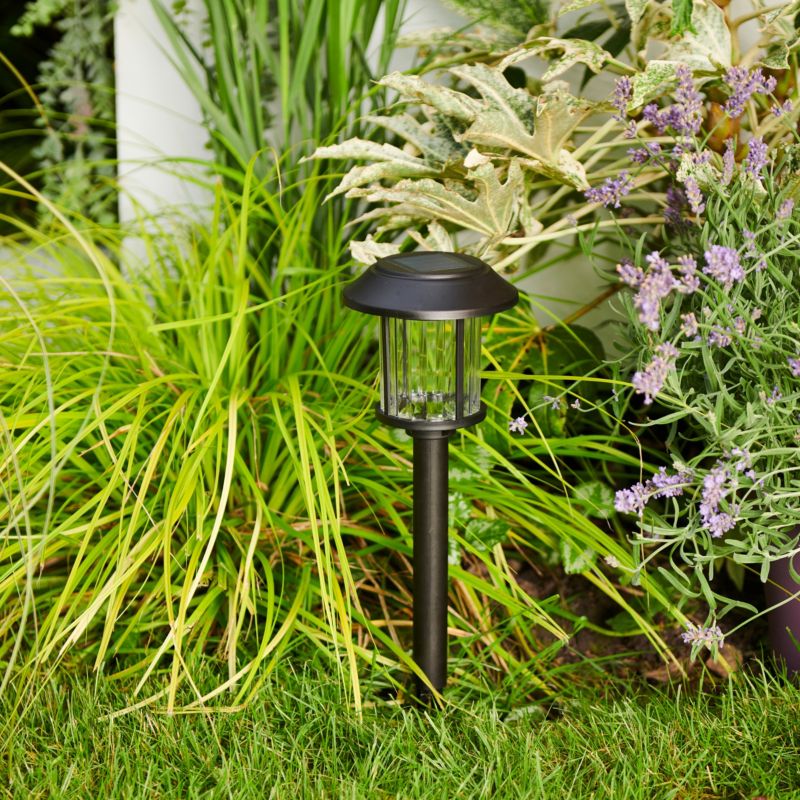 Lampa solarna Bublik wbijana czarna
