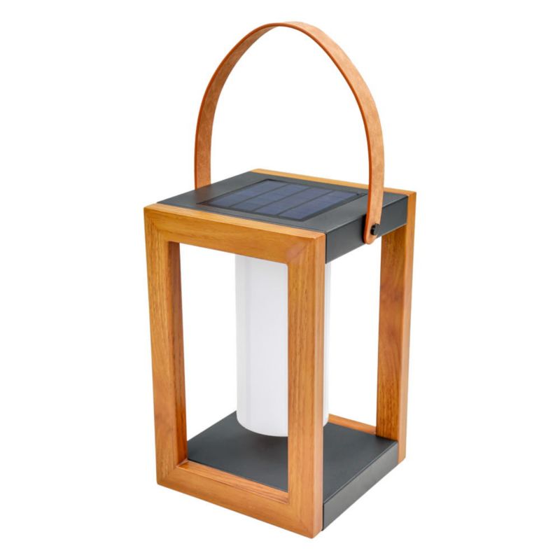 lampa solarna Mirpol ogrodowa aurora glow brązowa 1 szt.
