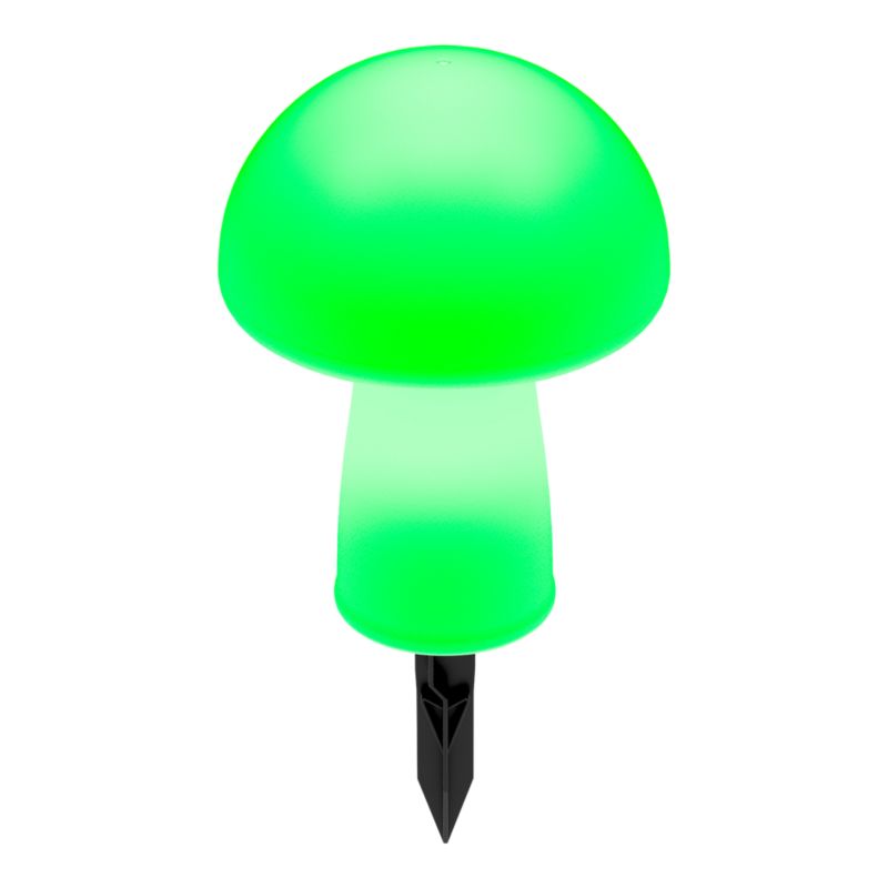 Lampa solarna Mushroom RGB IP44 biała