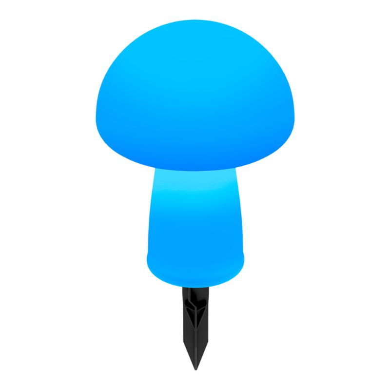 Lampa solarna Mushroom RGB IP44 biała