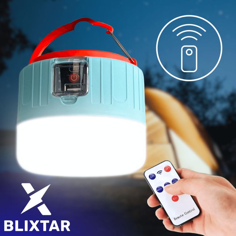Lampa Solarna Turystyczna Kempingowa 2w1 Blixtar B-S-LANTERN-2in1 Powerbank 1 szt.