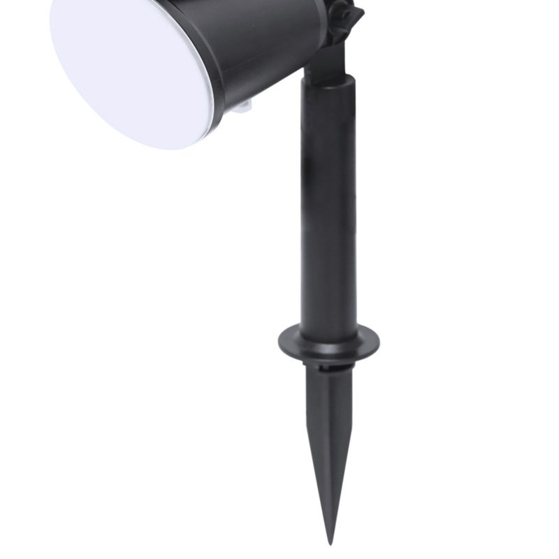 Lampa solarna wbijana kinkiet Manly 2 w 1 czarny