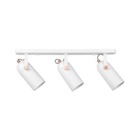Lampa spot 3-punktowa Tyria Regulowana Metal Biały 1szt.