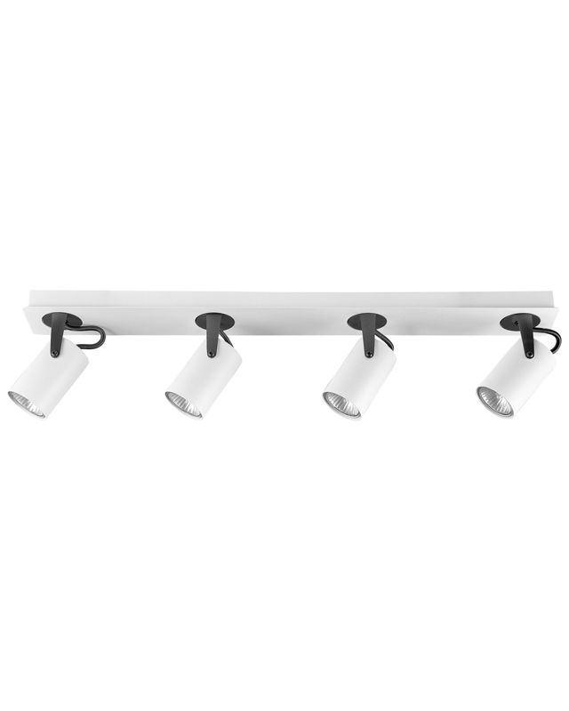 Lampa spot 4-punktowa Klip Regulowana Metal Biały 1szt.