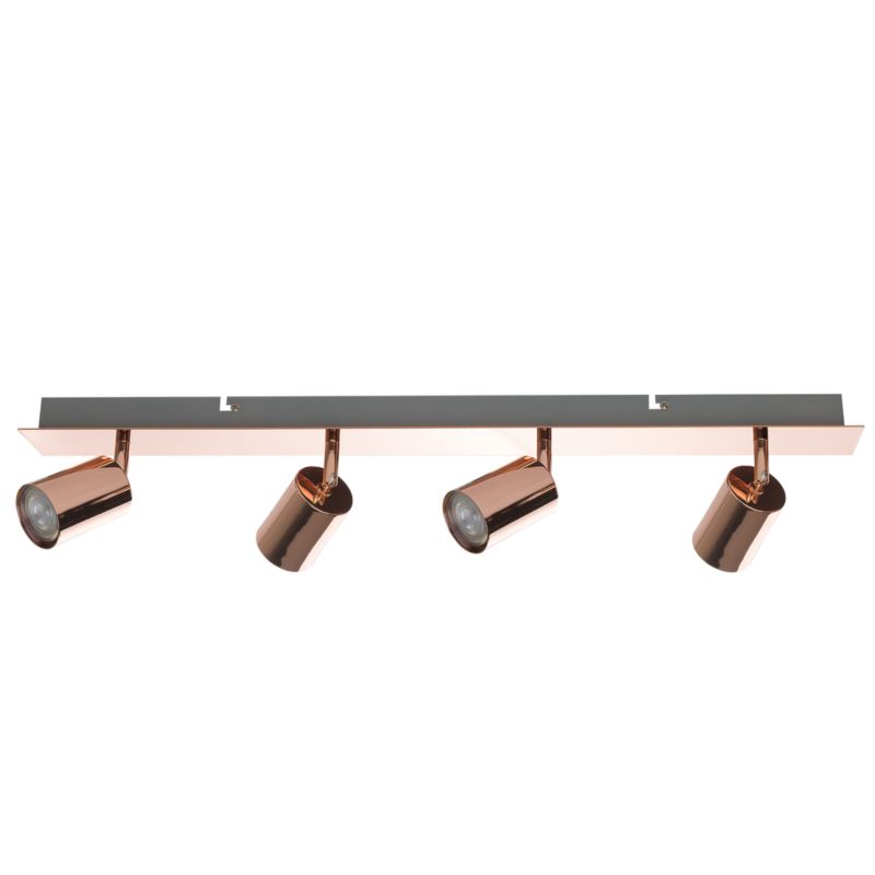 Lampa spot 4-punktowa Tigris Regulowana Metal Miedziany 1szt.