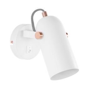 Lampa spot Tyria Regulowana Metal Biały 1 szt.