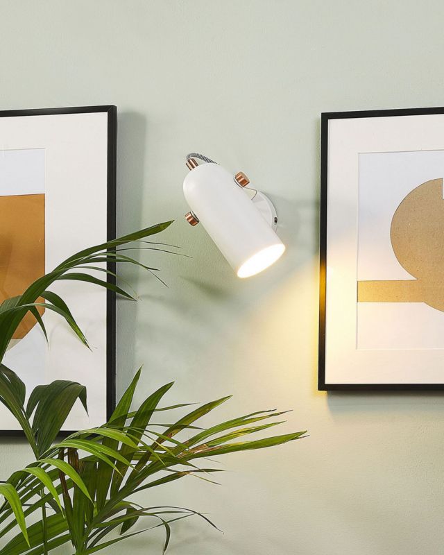 Lampa spot Tyria Regulowana Metal Biały 1 szt.