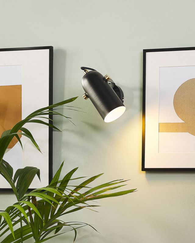 Lampa spot Tyria Regulowana Metal Czarny 1 szt.