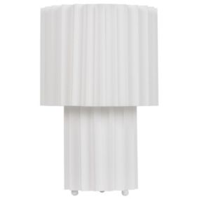 Lampa stołowa Alfeios Len Biały 1szt.