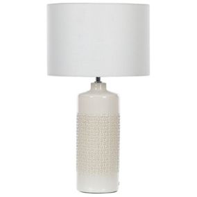 Lampa stołowa Anseba Ceramika Złamana biel 1 szt.