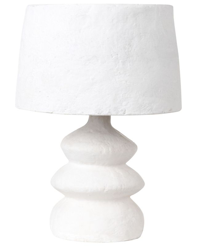 Lampa stołowa Arapey Papier-mâché Biały 1 szt.