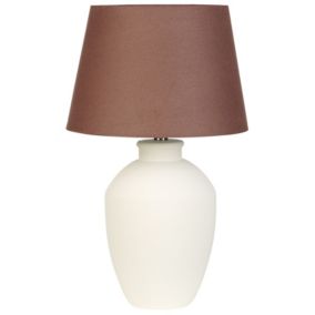 Lampa stołowa Arcos Ceramika Biały 1szt.